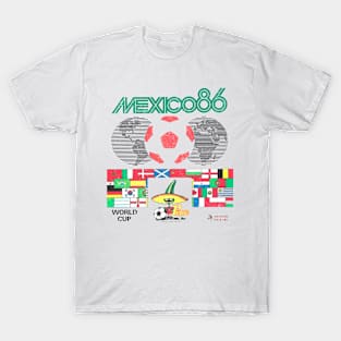 world cup 1986 mexico panini T-Shirt